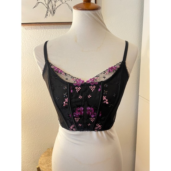 Victoria's Secret Other - Victorias Secret Womens Black Corset Bustier Bralette Sz S NWT Fairy Sexy Goth